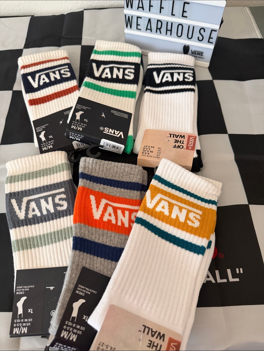 Vans Drop-V Crew Socks 6-Pack